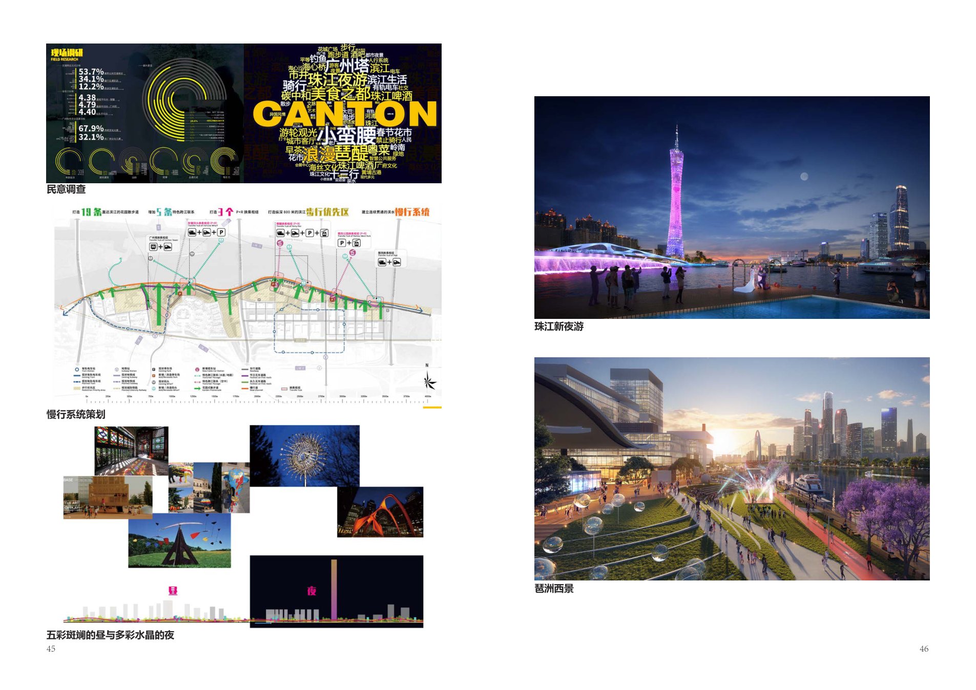 阅江路滨江段景观环境提升设计竞赛 — Board 03